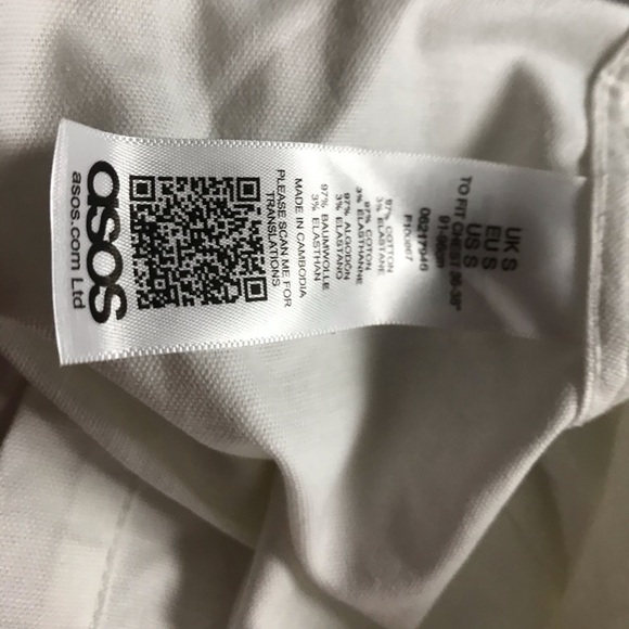 ASOS Men's Button Down Shirt Size S Longsleeve - Picture 5 of 5